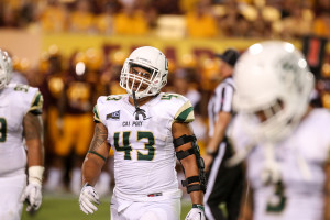 Tu'uta Inoke and Cal Poly's defense have been a pleasantly productive corps over the first two games. By Owen Main