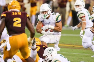 Joe Protheroe led Cal Poly on Saturday night with 130 yards on 28 carries. By Owen Main