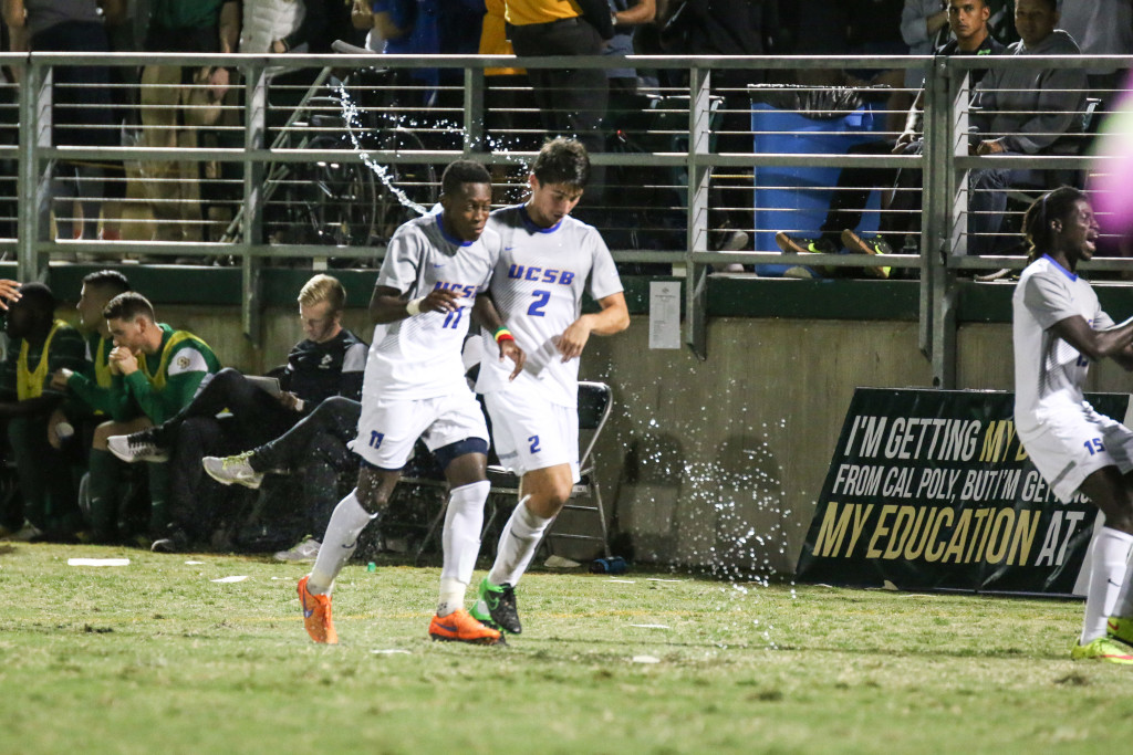 Embarrassing scenes like this do not shed a great light on the Cal Poly student section. By Owen Main