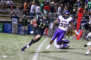Northern Iowa ran all over Cal Poly in the Mustangs' first home game of the season. By Owen Main