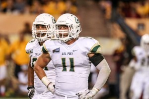 Senior Burton deKoning and Cal Poly's defense looked really good early-on in the season. By Owen Main