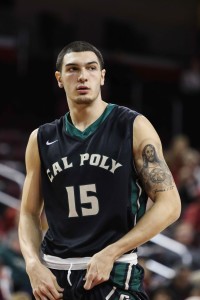 Josh Martin finally got on the court for Cal Poly, but it will probably take him until Big West play to really get his feet under him. By Owen Main