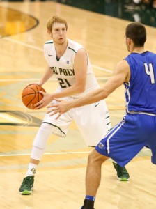 Luke Meikle dropped 16 points on Thursday night, but it wasn't enough to get Cal Poly over the top against the IPFW Mastadons. By Owen Main