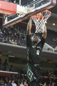 David Nwaba scored a team-high 15 points in the Cal Poly loss. By Owen Main