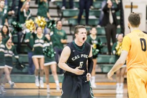 Reese Morgan is averaging 30 minutes per game for Cal Poly in Big West play -- tops on the team. He is also an 84 percent free throw shooter. By Owen Main