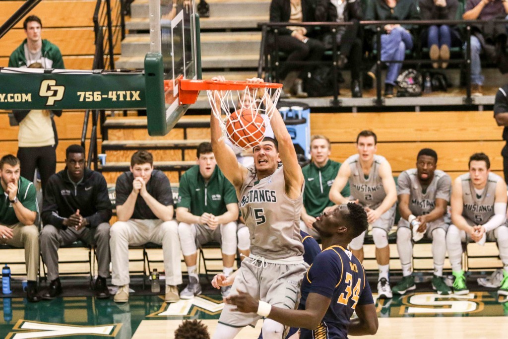 The Martin dunk against UCI with a varied vantage point. By Owen Main