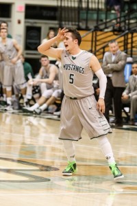 The "Threenicorn" got through his entire senior season without a major injury. His shooting was a reason it always seemed Cal Poly had a comeback left in them. By Owen Main