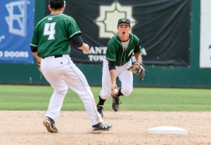 Cal Poly and second baseman Dylan Doherty turned three double plays on Saturday afternoon. By Owen Main