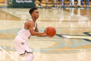 Junior Victor Joseph has been a big part of Cal Poly winning some early games this season. By Owen Main